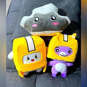 Foxy , boxy and rocky from Lankybox